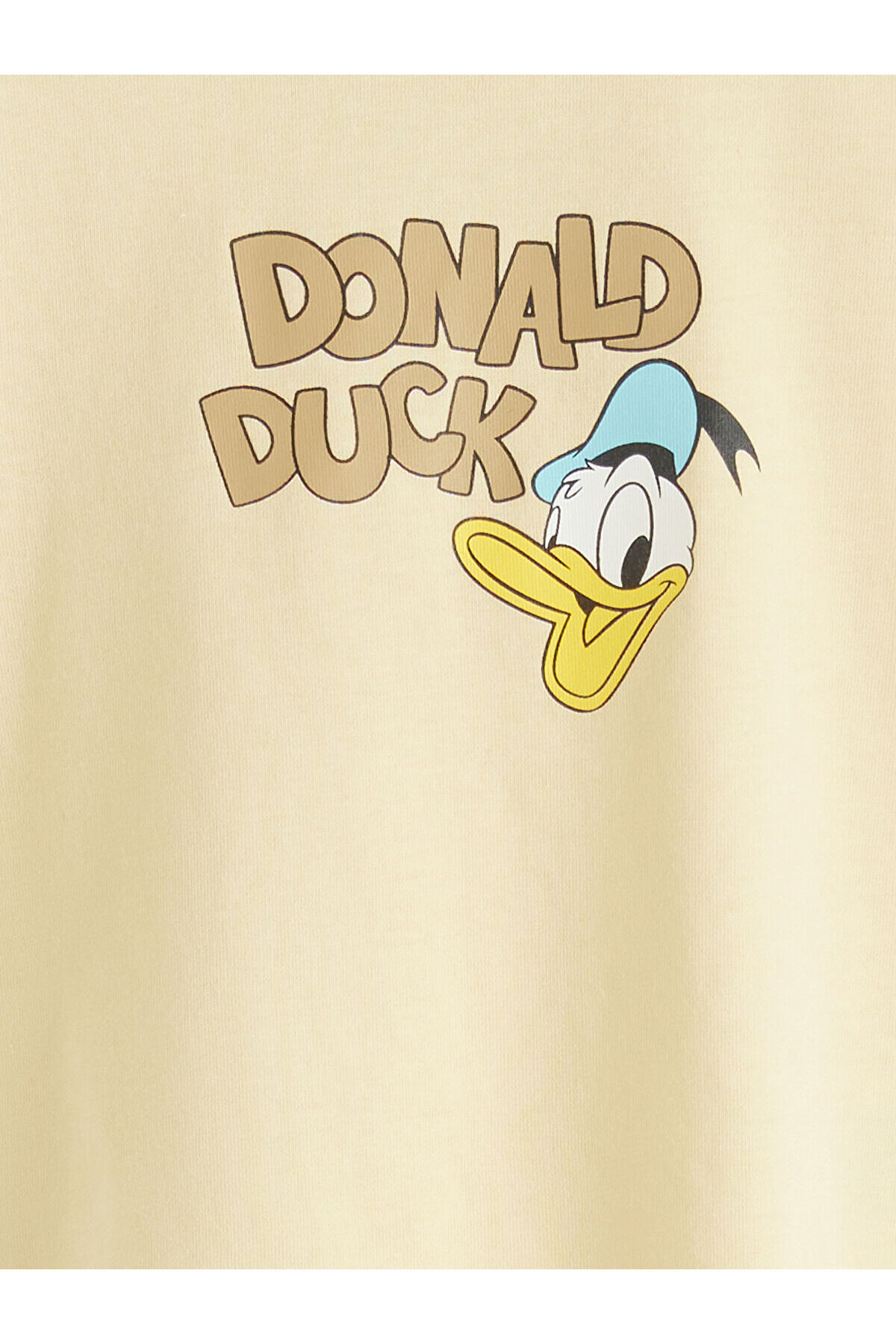 LC Waikiki Nevaa Collection Sarı Donald Duck Baskılı Erkek Bebek Tişört ve Şort fotoğrafı 4 (önizleme)