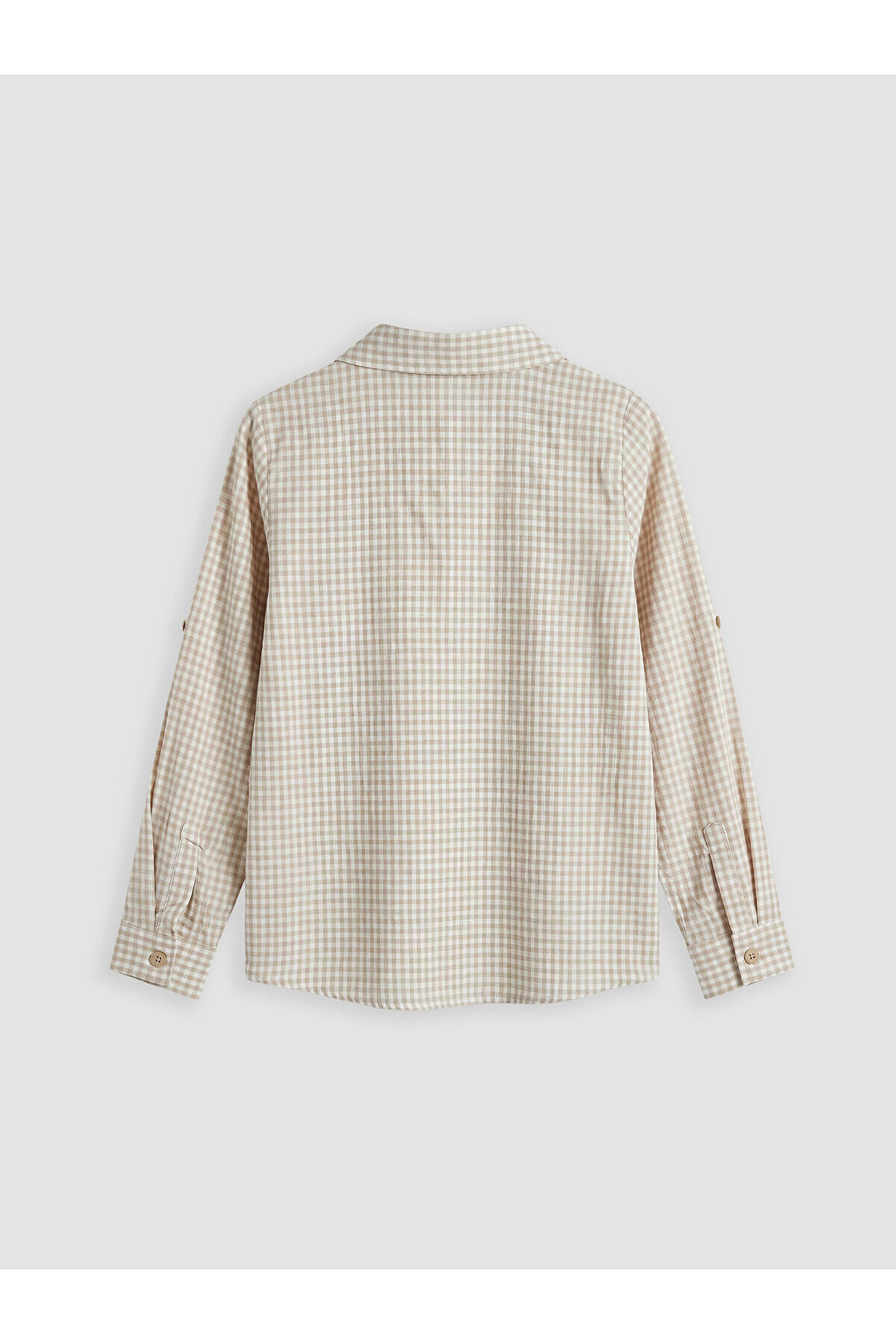 LC Waikiki Nevaa Collection Bej Ekose Erkek Çocuk Gömlek fotoğrafı 2 (önizleme)