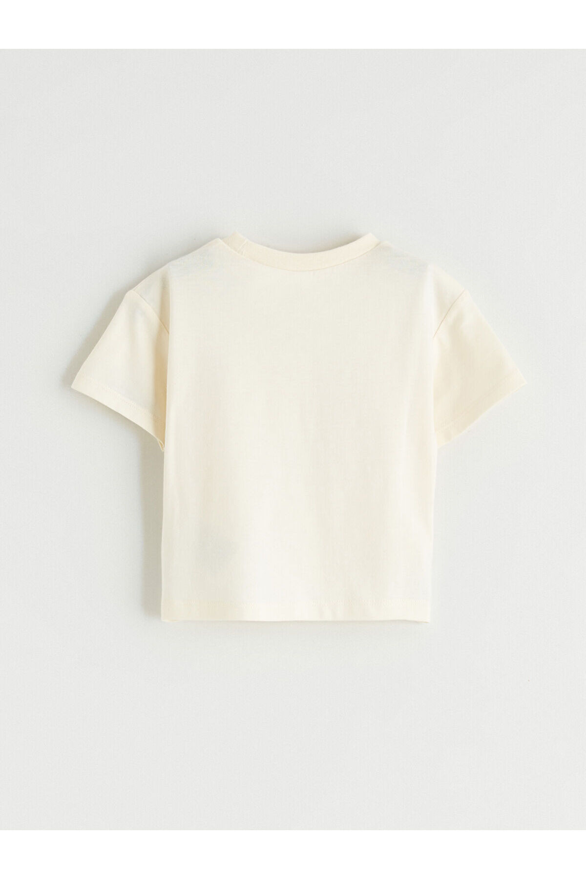 LC Waikiki Nevaa Collection Ekru Winnie The Pooh Baskılı Erkek Bebek Şort ve Tişört fotoğrafı 4 (önizleme)