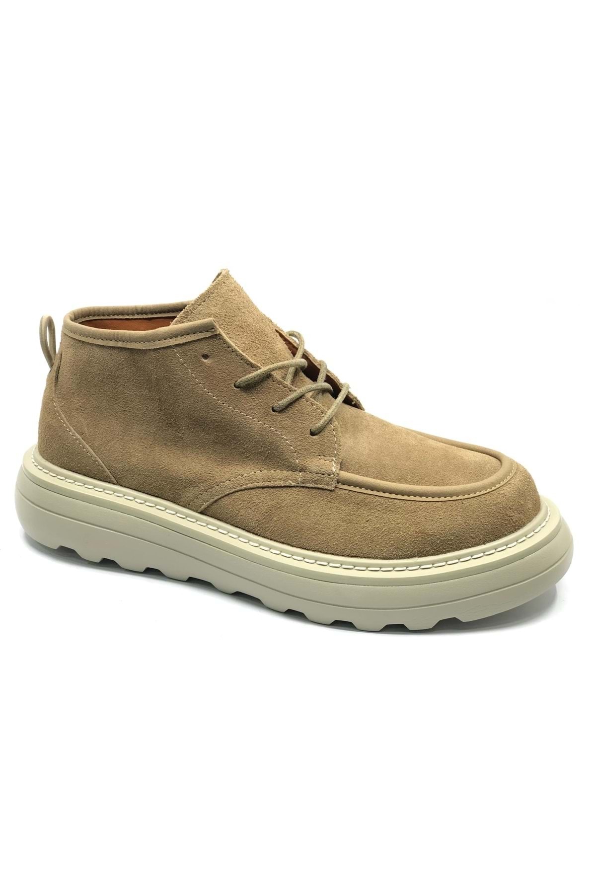 Lufian 112230246 Wıllıam Casual Erkek Deri Bot BEJ görsel 2