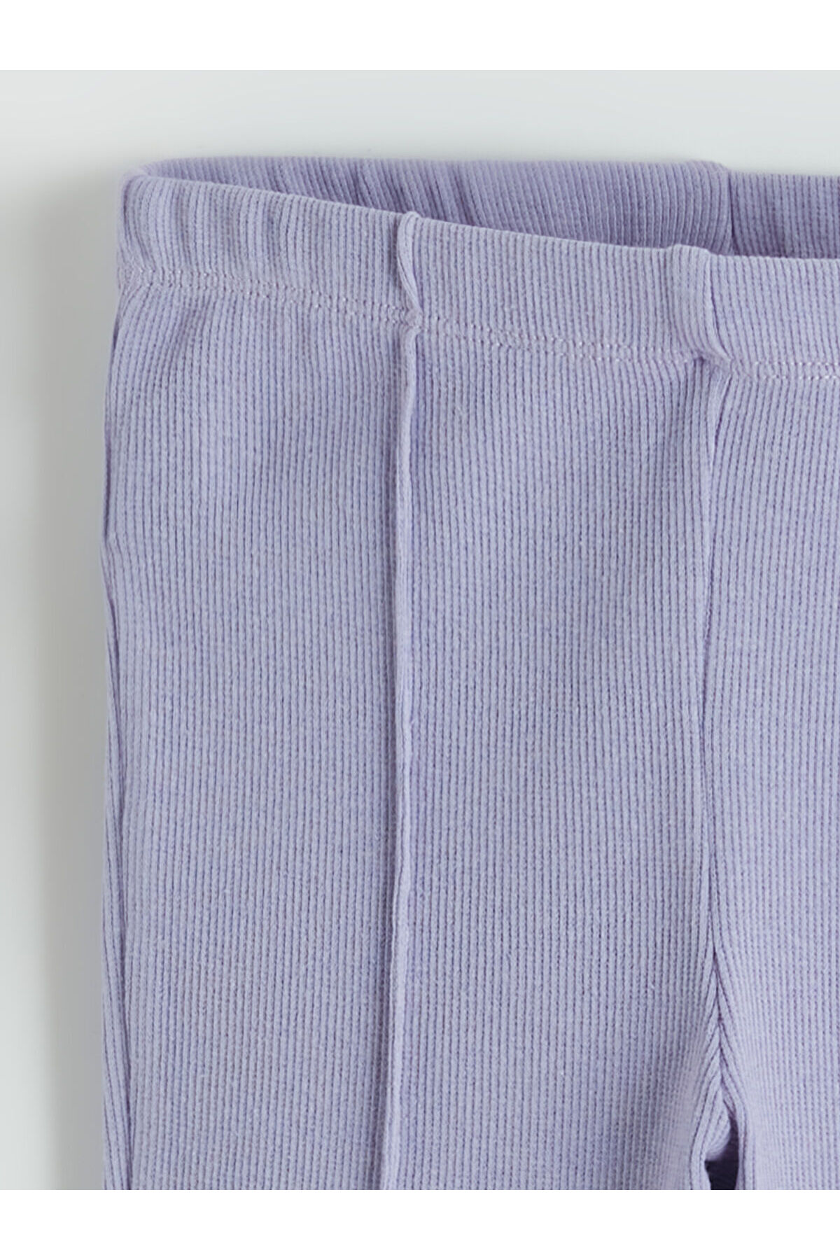 LC Waikiki Meral Collection Lila Fitilli İspanyol Paça Kız Çocuk Tayt fotoğrafı 2 (önizleme)