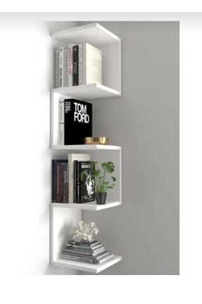 JURDO Zigzag Köşe Kitaplık Açık Raf- Duvar Rafı