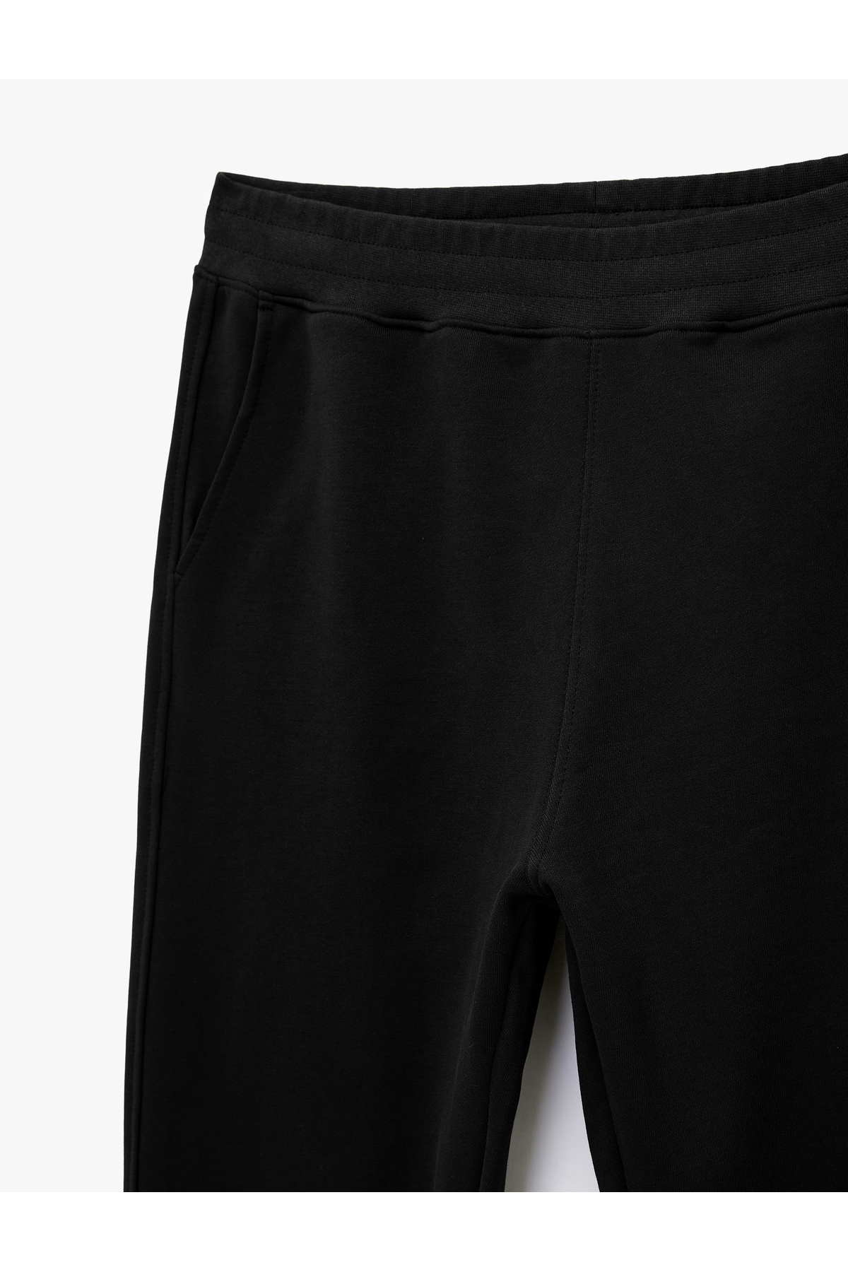 Koton Rahat Kesim Cepli Pamuklu Beli Lastikli Jogger Spor Eşofman Altı görsel 5