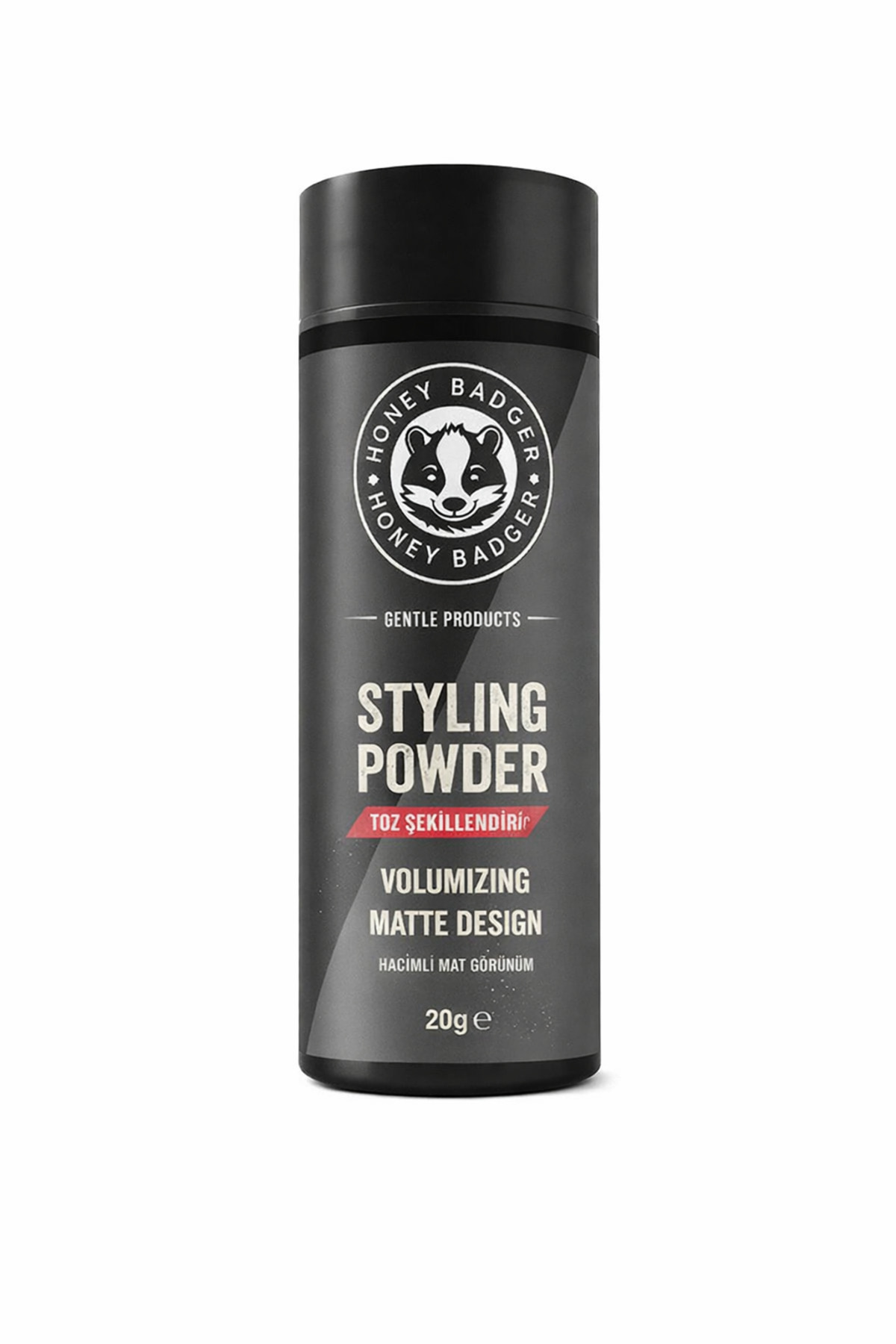 Honeybadger Profesyonel Saç Şekillendirici Pudra Wax - Hacim Veren Güçlü Tutuş Mat Toz Wax - Styling Powder 20 gr — 03