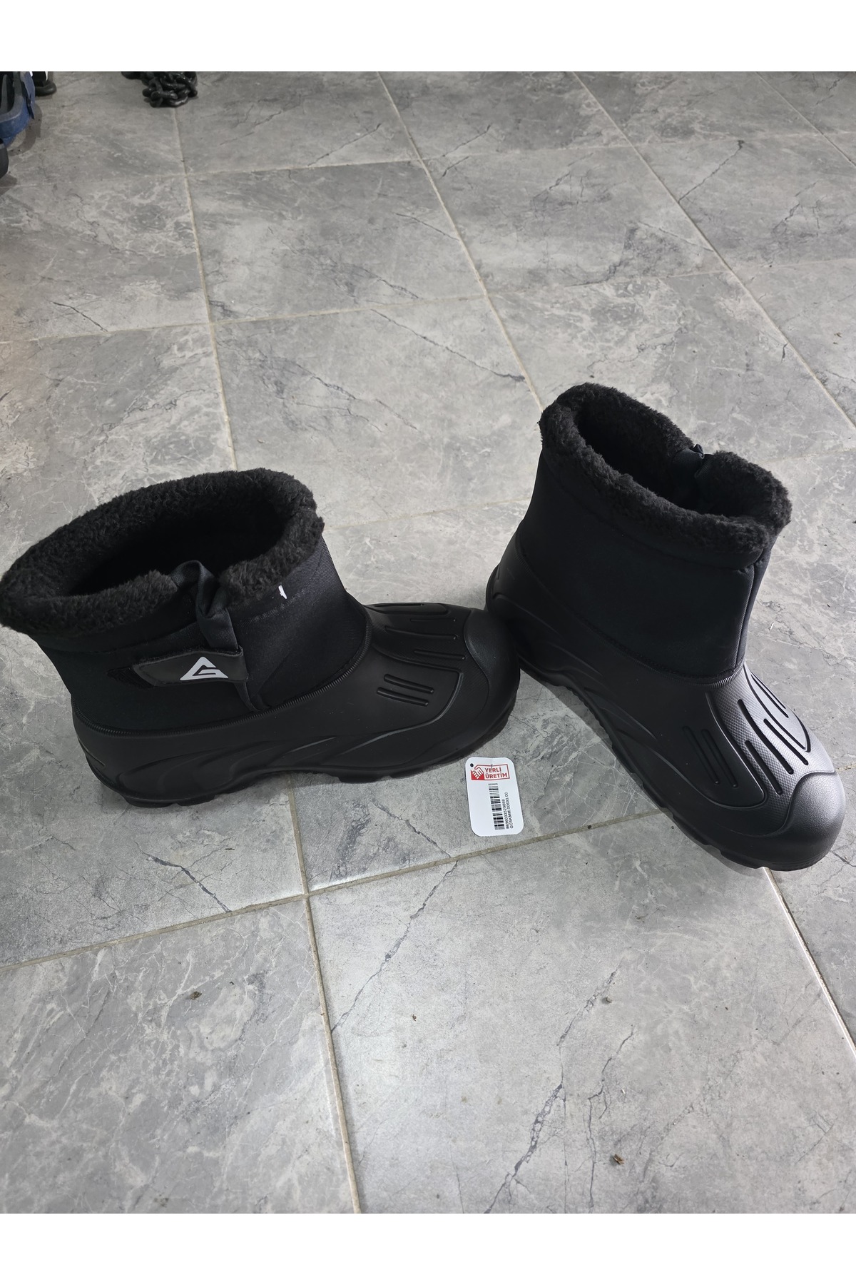 Gezer  EVA KAR BOTU CIRTLI HAFİF SAĞLAM ŞIK İÇİ YÜNLÜ PELUŞLU SU GEÇİRMEZ SICAK TUTAR - Görsel 3