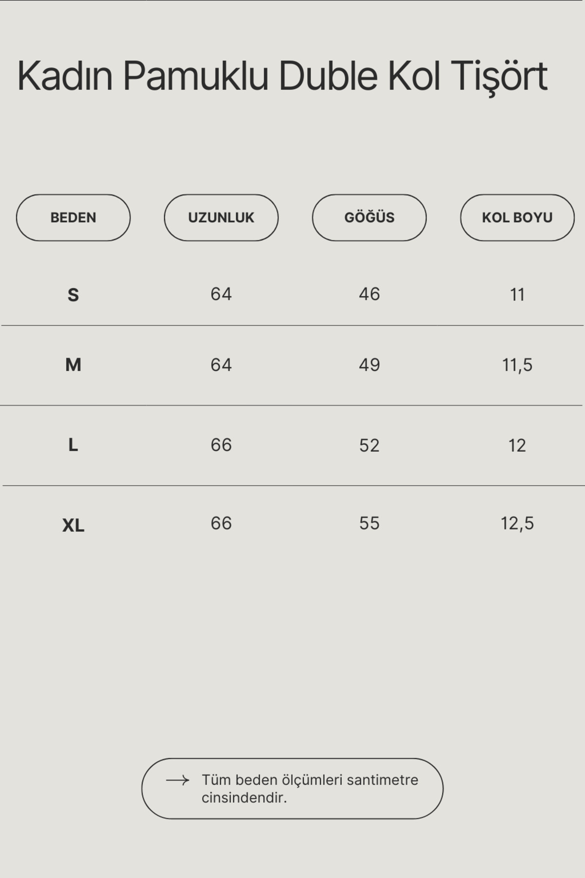 Rich  Kadın 3'lü Paket Krem-Turuncu-Haki Pamuklu Duble Kol Detaylı Rahat Kalıp T-Shirt - Görsel 7