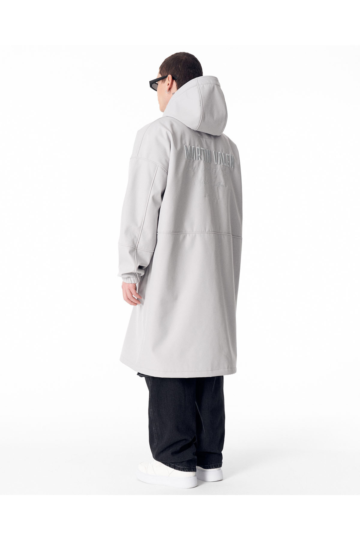 ژاکت بلند مردانه Softshell خاکستری ضد آب — خاکستری OUT3501-gri — تصویر 8 از 8