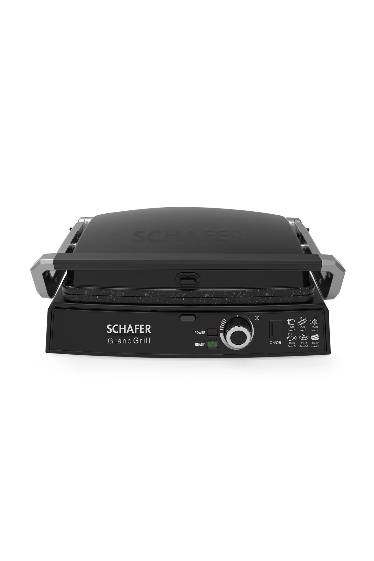 Schafer Grand Grill Tost ve Izgara Makinesi – Siyah