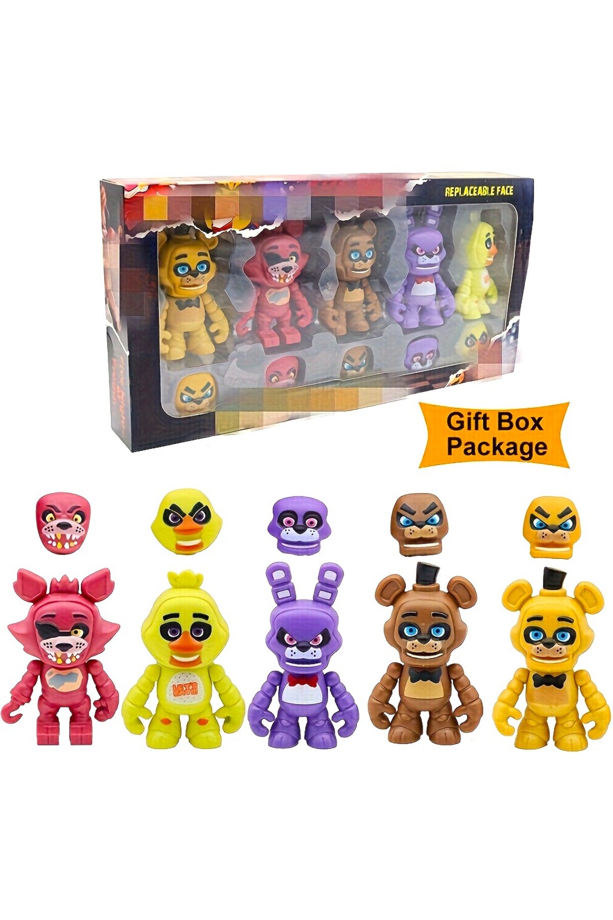 Pufline Freddy Oyuncak Figürleri Five Nights At Freddy's Fnaf 5'li