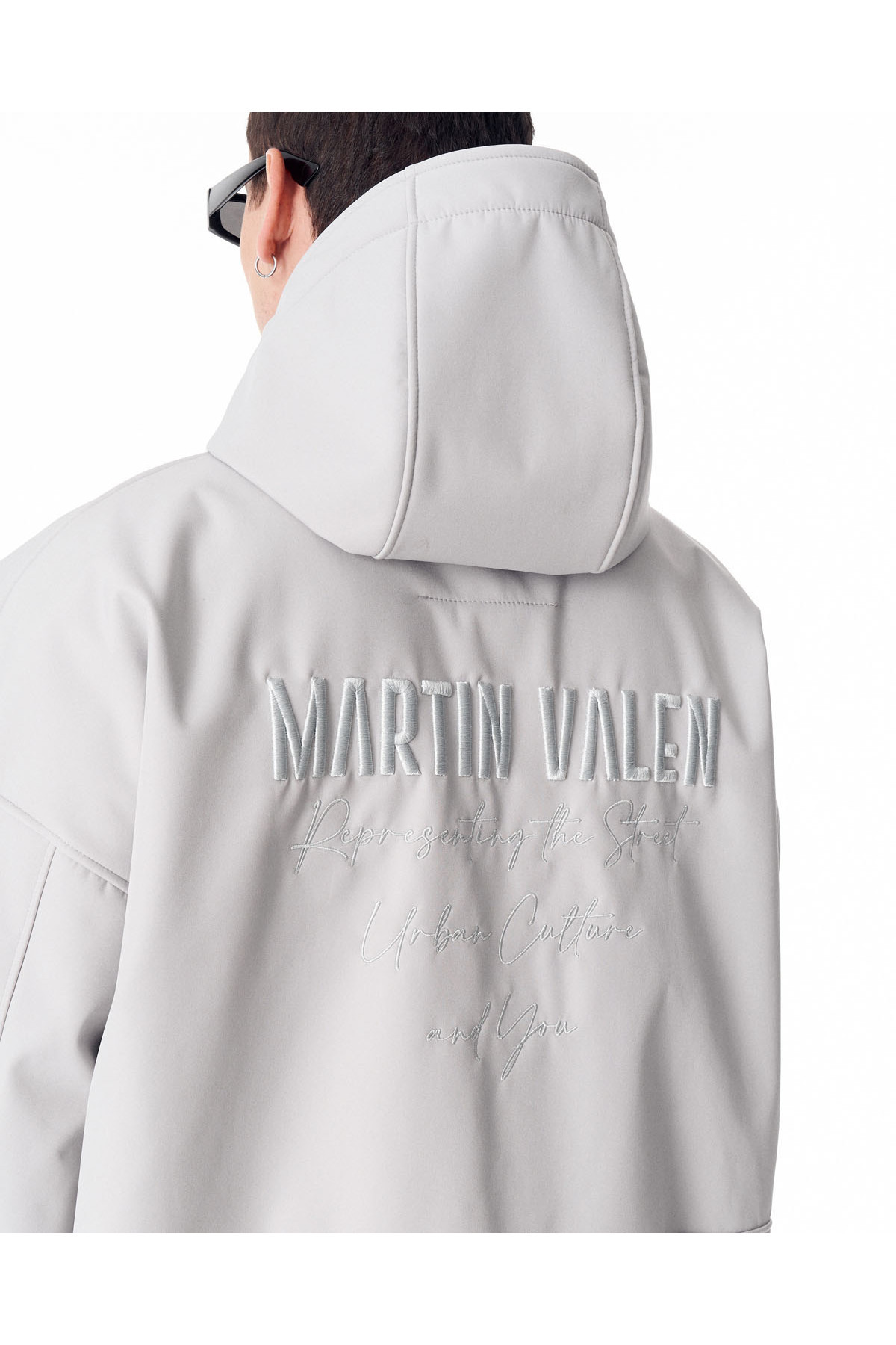 ژاکت بلند مردانه Softshell خاکستری ضد آب — خاکستری OUT3501-gri — تصویر 5 از 8