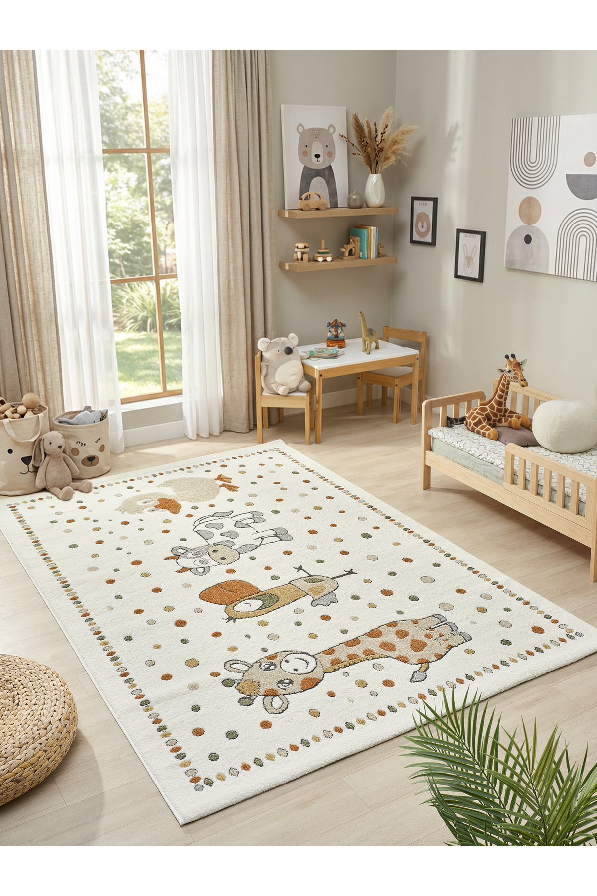 Step Premium Children's Rug Baby Girl Boy Room Children's Room Young Room Rug Play Mat