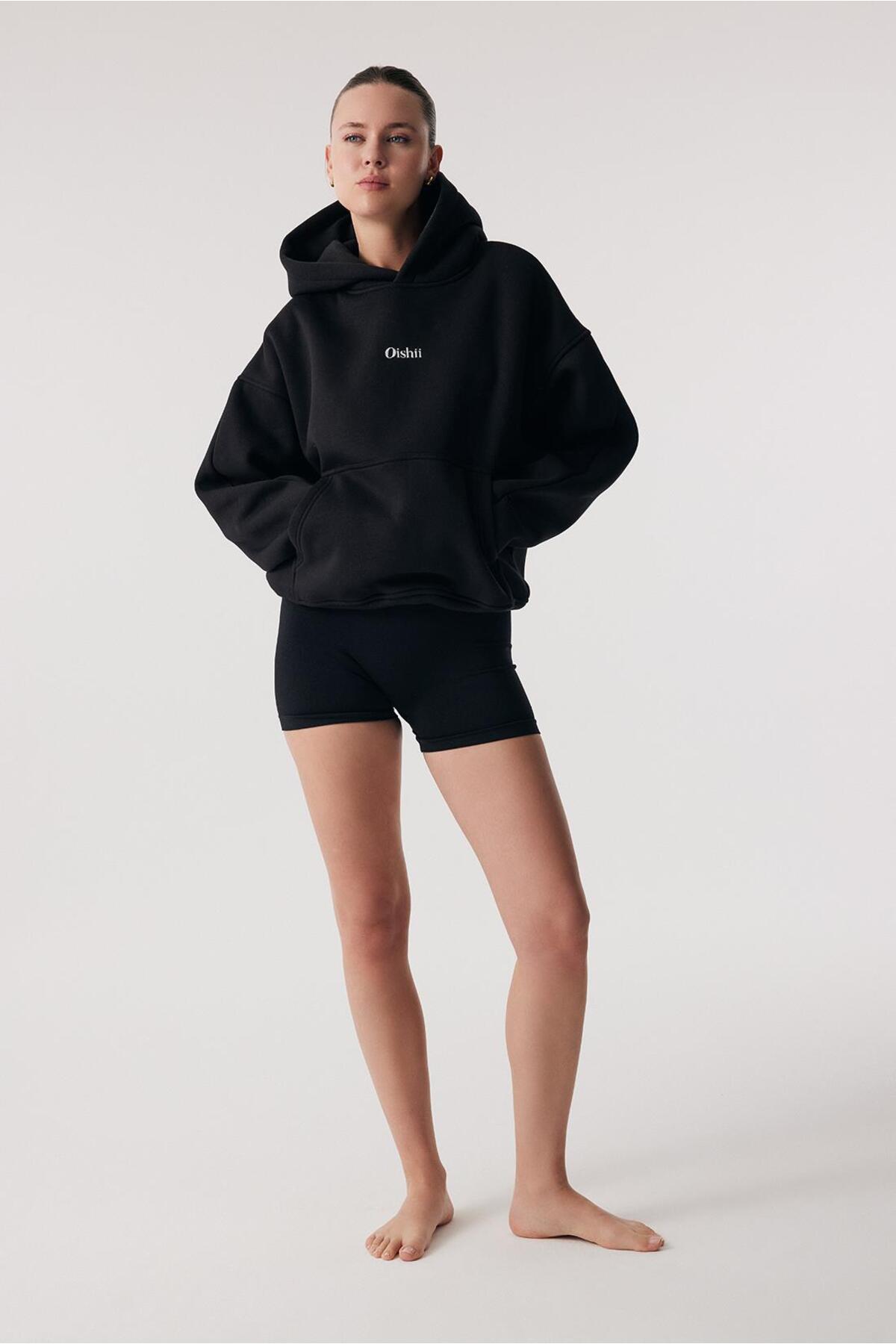 Oishii Rei Loungewear Hoodie Siyah