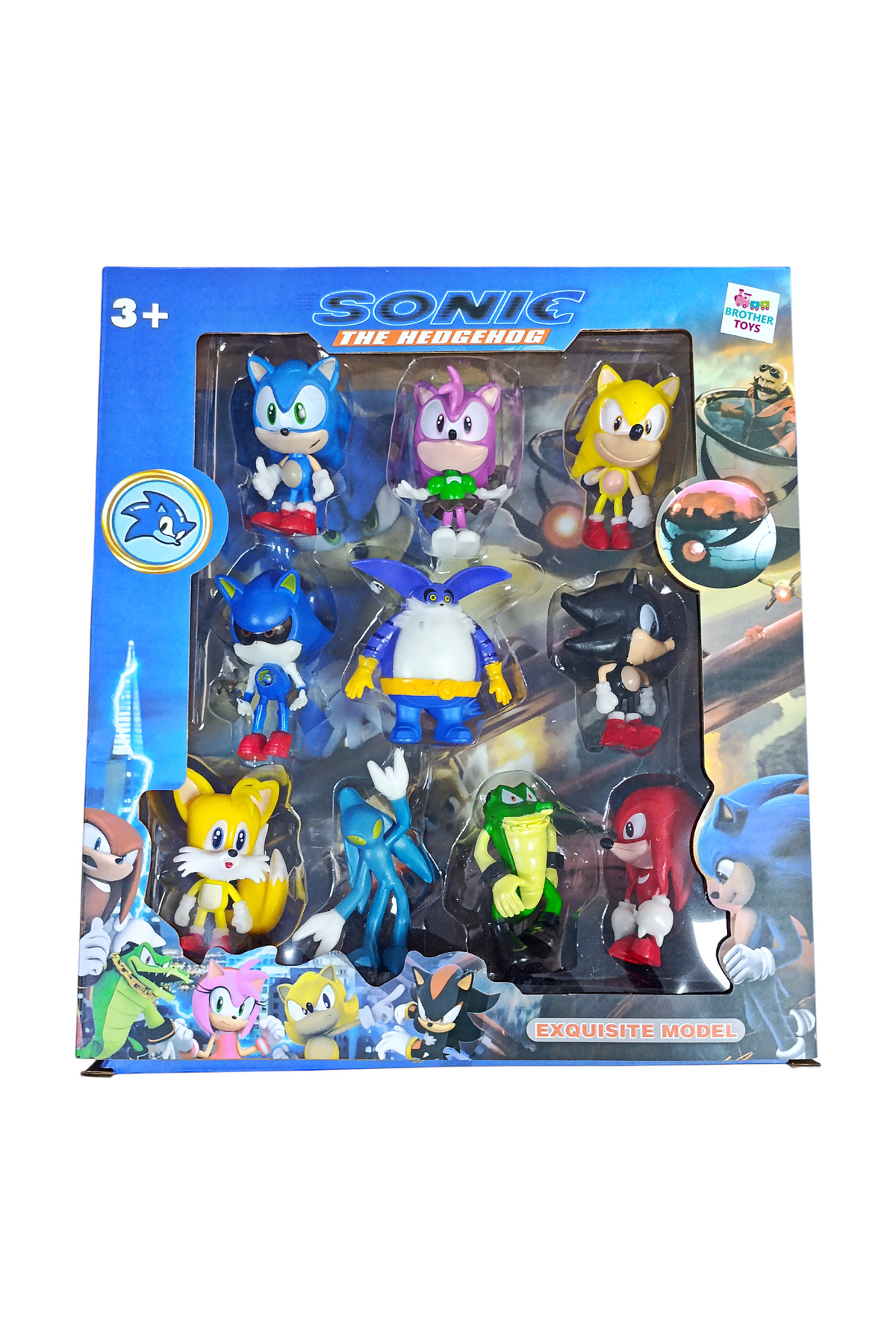 Brother Toys Sonic 10lu Figür Set Mavi Kirpi Sonik Ve Arkadaşları