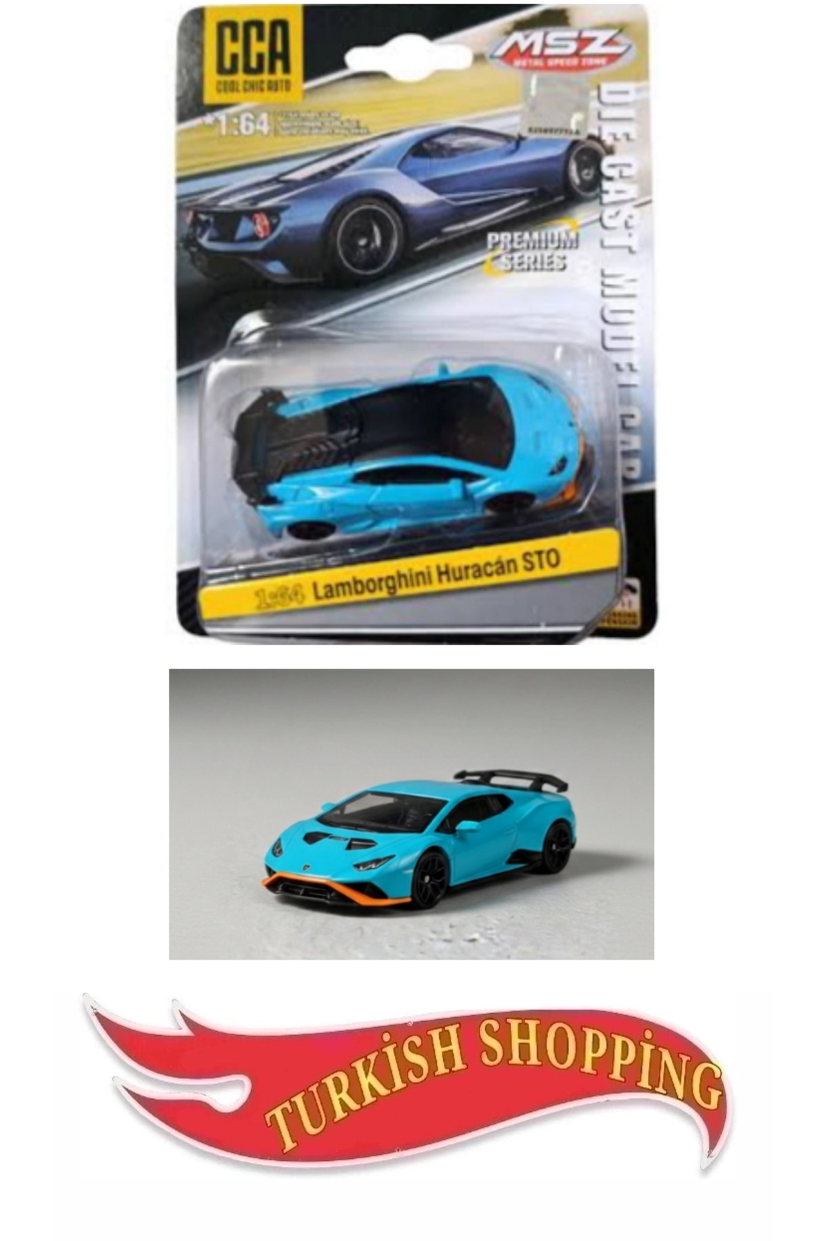 CCA 1:64 Ölçek Süspansiyonlu Lamborghini Huracân Sto - Fiyatı