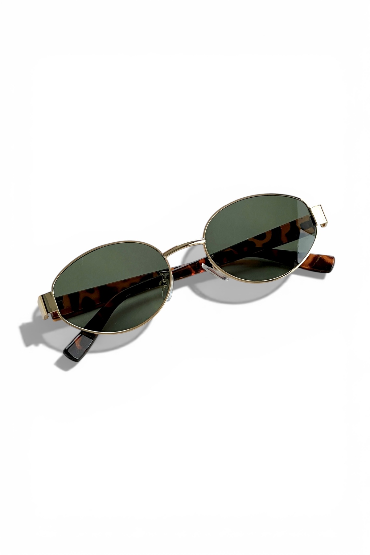 REN EYEWEAR Select Frame MIREVA Metal Oval Kadın Güneş Gözlüğü | Gold Çerçeve UV400 Korumalı görsel 2