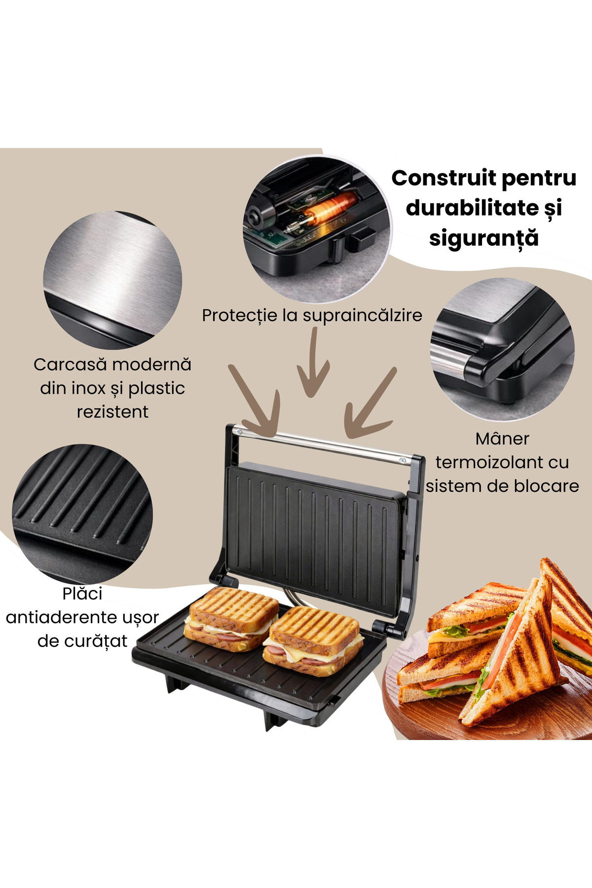 🥪 Alege Mașina de toast perfectă pentru mic dejun delicios! 2026