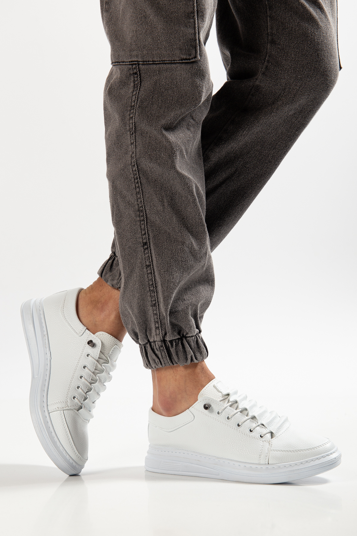 CALVORO  Erkek Günlük Hafif Poli Dikişli Taban Yürüyüş Garantili Spor AYAKKABI - Görsel 3