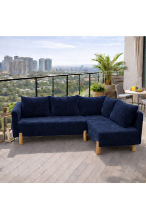 LOTUS PORT Köşe Takımı Peluş Kumaş