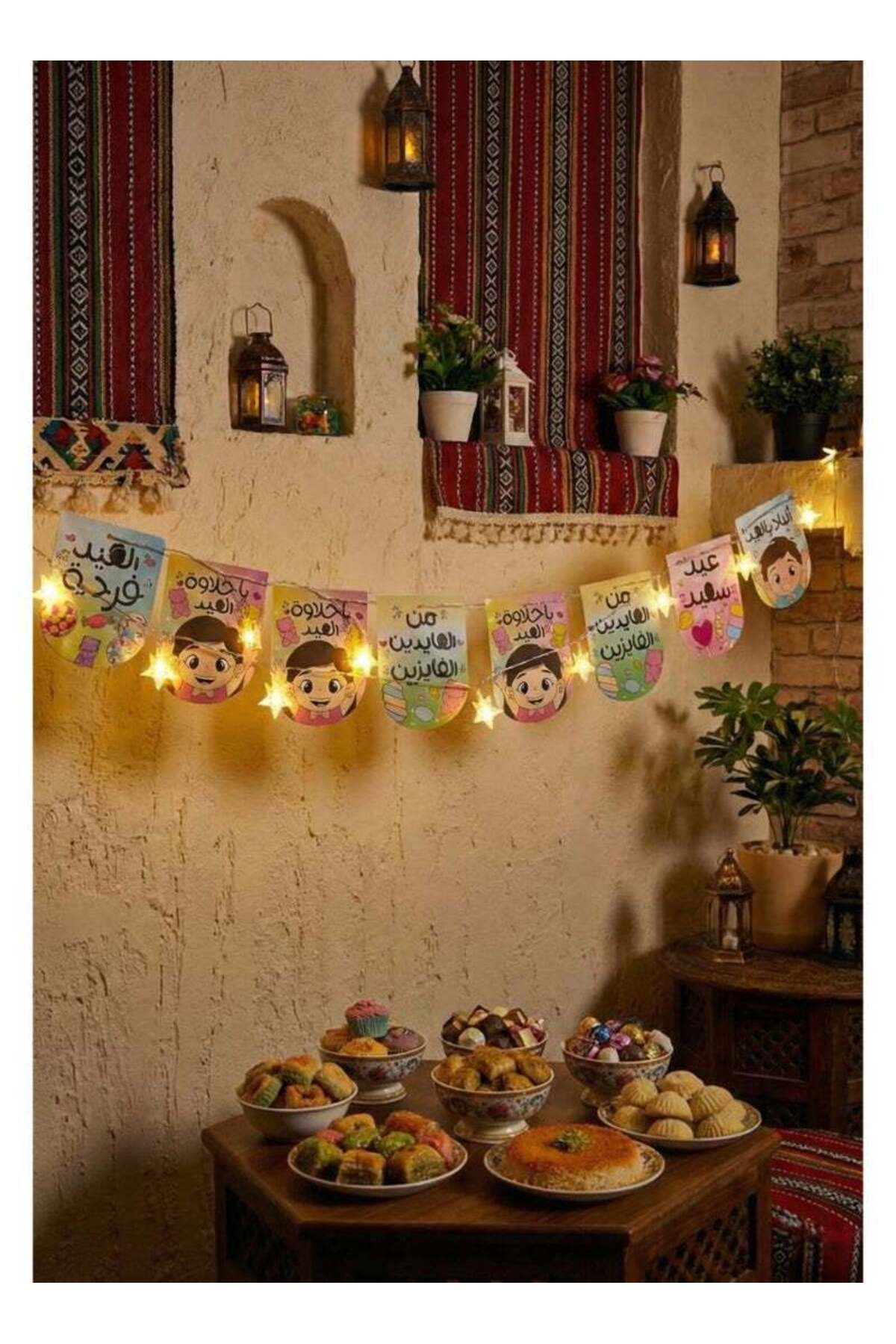 سلسلة إضاءة مكونة من 10 قطع لتزيين العطلات