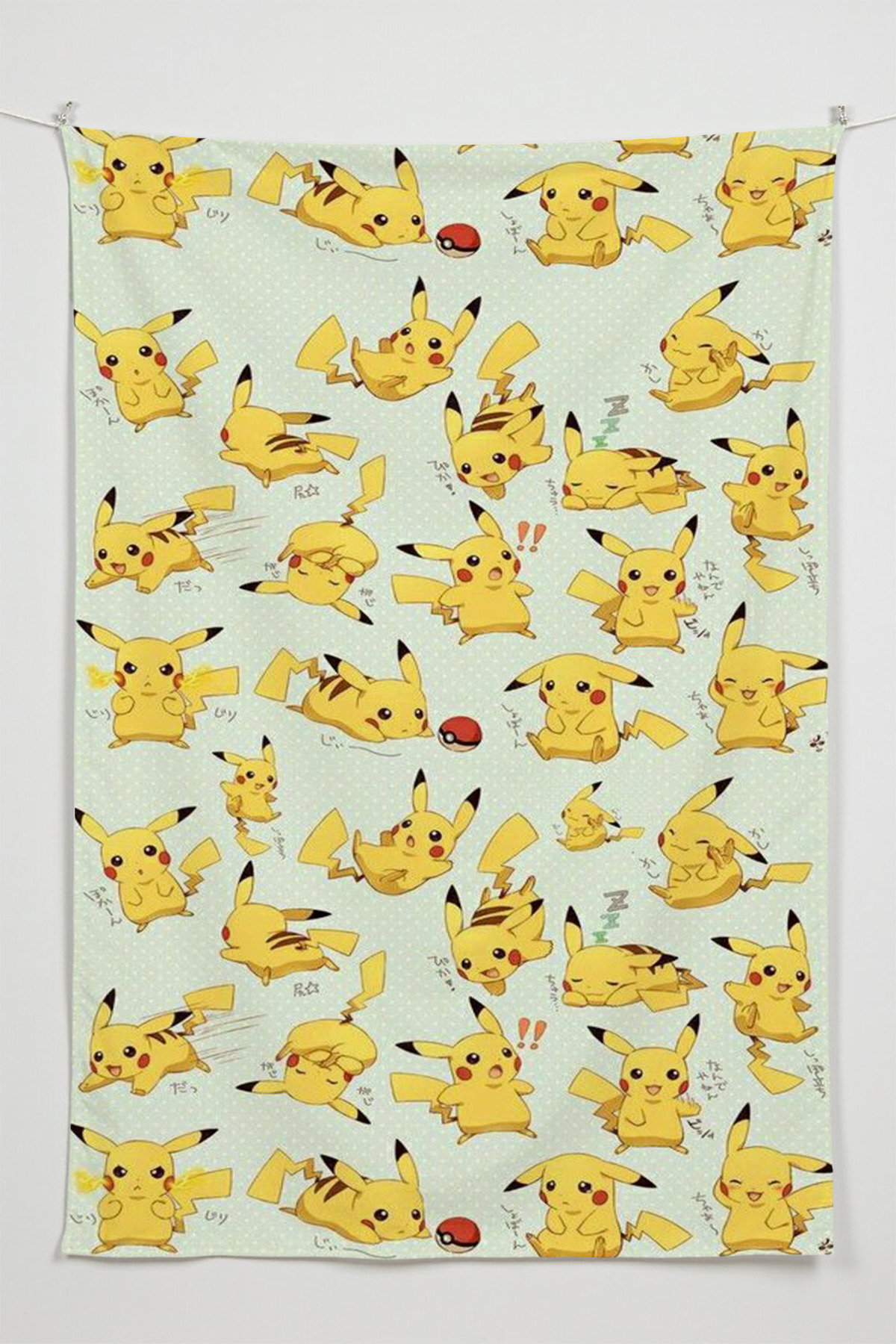 Pikachu Pokemon – Anime Movie Character Themed Quality Fabric, Room Decor Tapestry Tapestry Tapestry Tapestry Tapestry