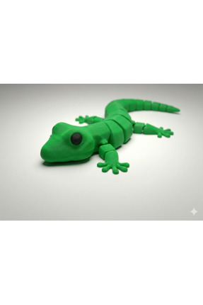 MODA KıpırKertenkele Hareketli Eklemli Stres Oyuncağı ve Dekoratif Figür