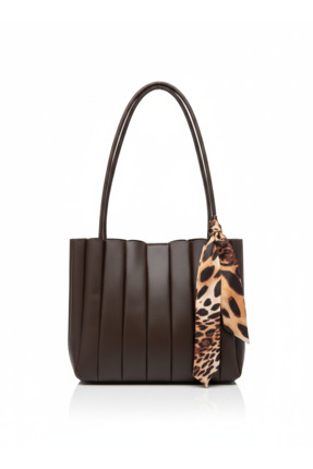 BUSSH BUBBLE FULAR DETAYLI CÜZDANLI 2 PARÇA OMUZ ÇANTASI