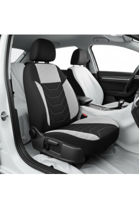 RACİH Oto Koltuk Kılıfı Kadife Kumaş Binek Araçlara Uyumlu - 5 Koltuk Uyumlu