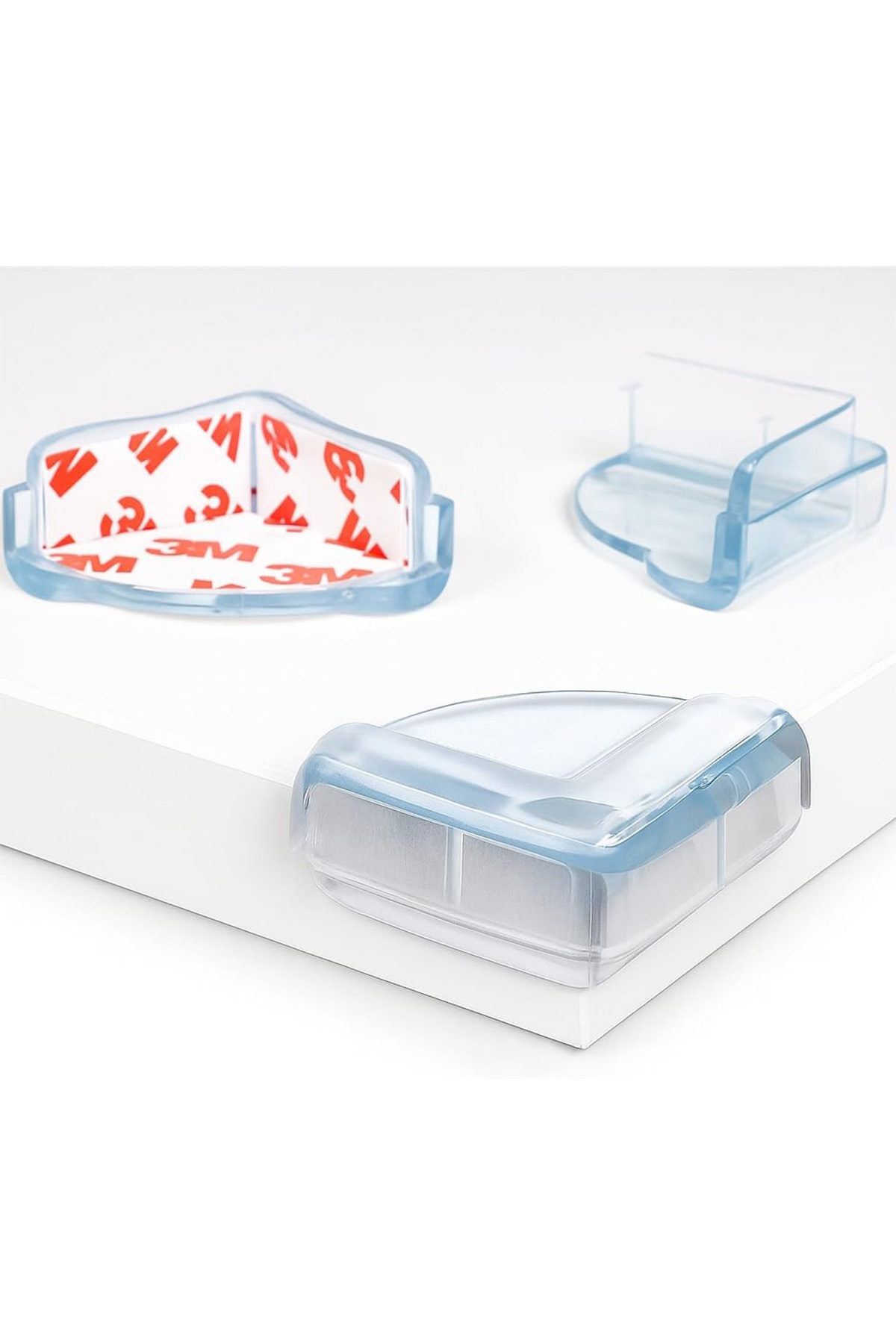 İdeal Baby 1 Adet Bebek Çocuk Masa Kenar Köşe Koruyucu Köşe Koruyucu Evde Güvenlik Cam Raf Köşe Koruyucu fotoğrafı 4 (önizleme)