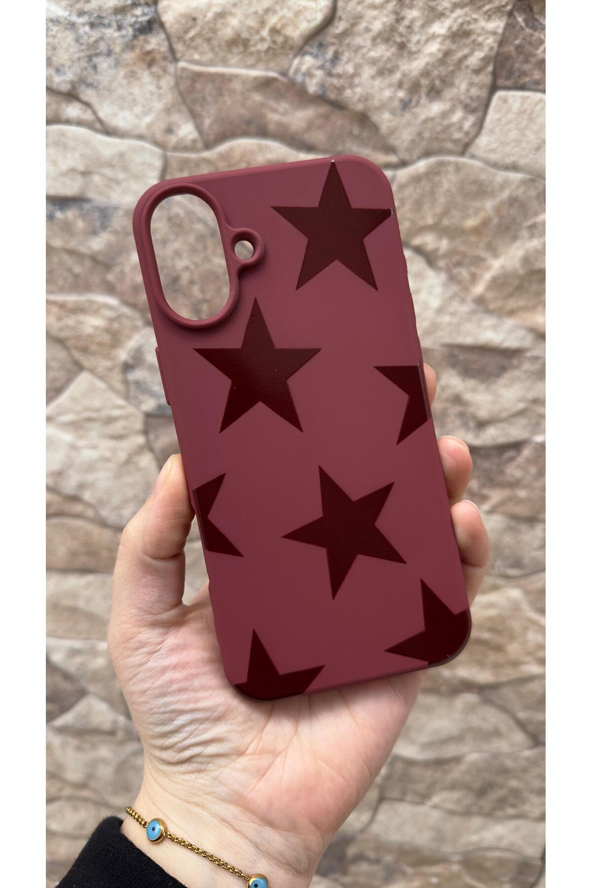 star Silicone Shock Absorber Classic Shielded Rubber Case for iPhone 16 Plus