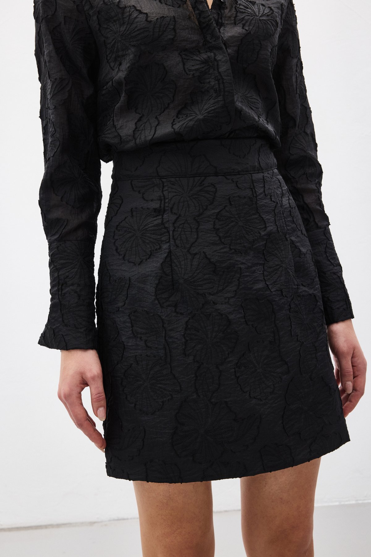 Sateen  Belica Etek - Siyah - Görsel 6