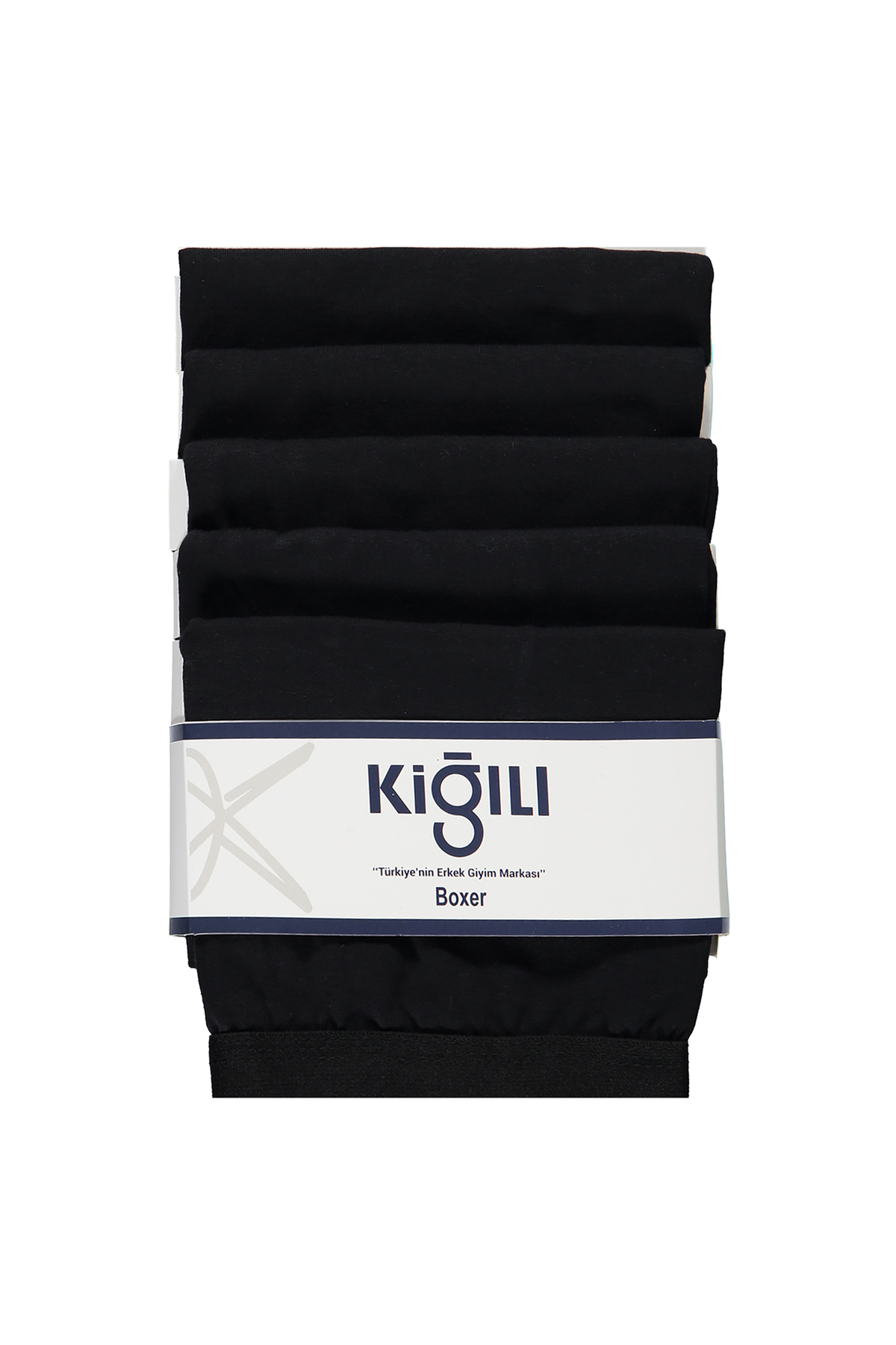 Kiğılı  5'li Pamuklu Likralı Rahat Esnek Boxer Seti - Görsel 2