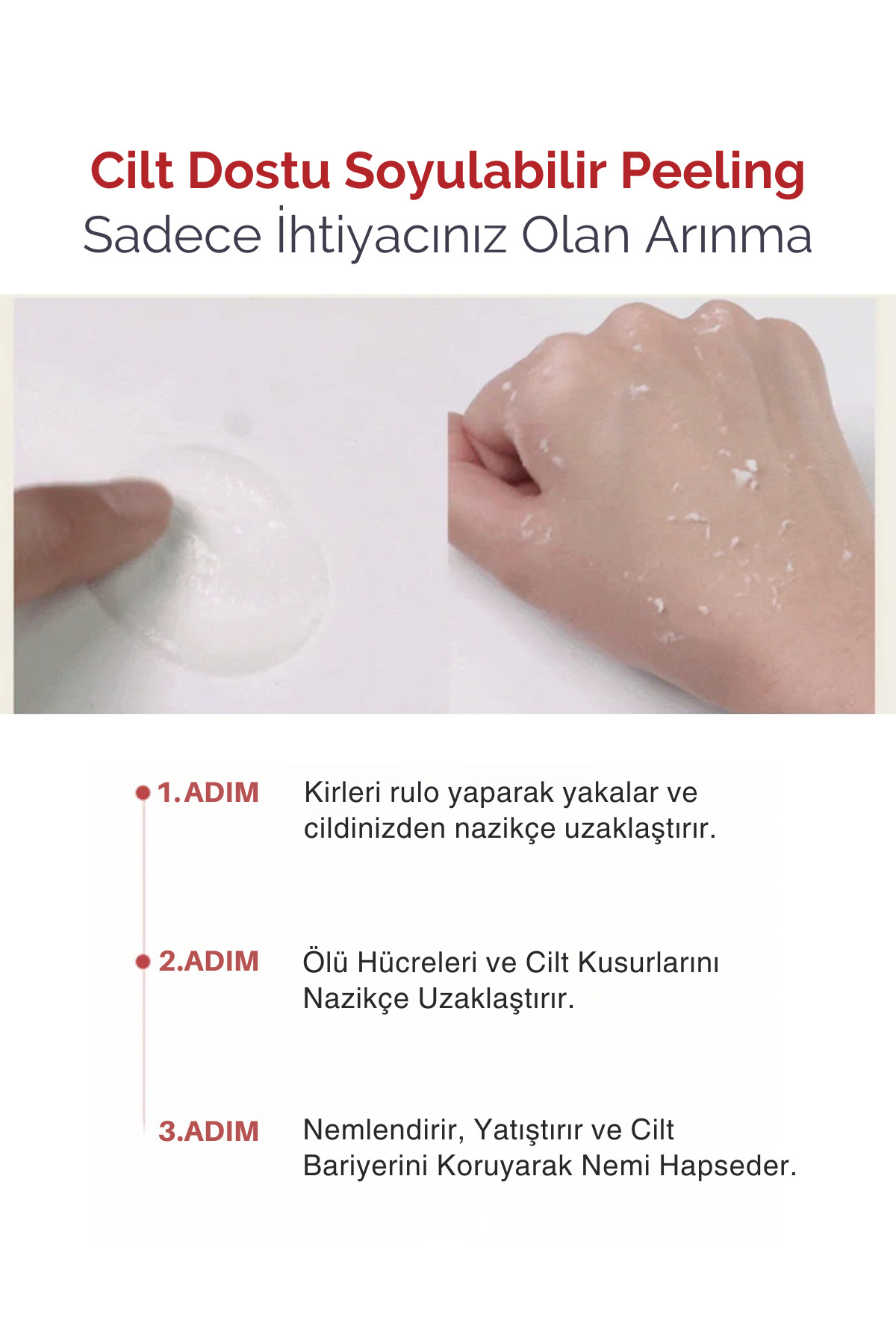 AHA BHA Ve Enzim İçerikli Pürüzsüzleştirici Aydınlatıcı Yüz Peelingi Rx Aha Bha Enzyme Scrub 130 ml — HMS-RX-CBUT007-SCR130 — تصویر 5 از 8