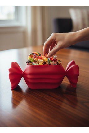 GursoLAB Şeker Formunda Dekoratif Şekerlik & Atıştırmalık Kasesi – Modern Tas...