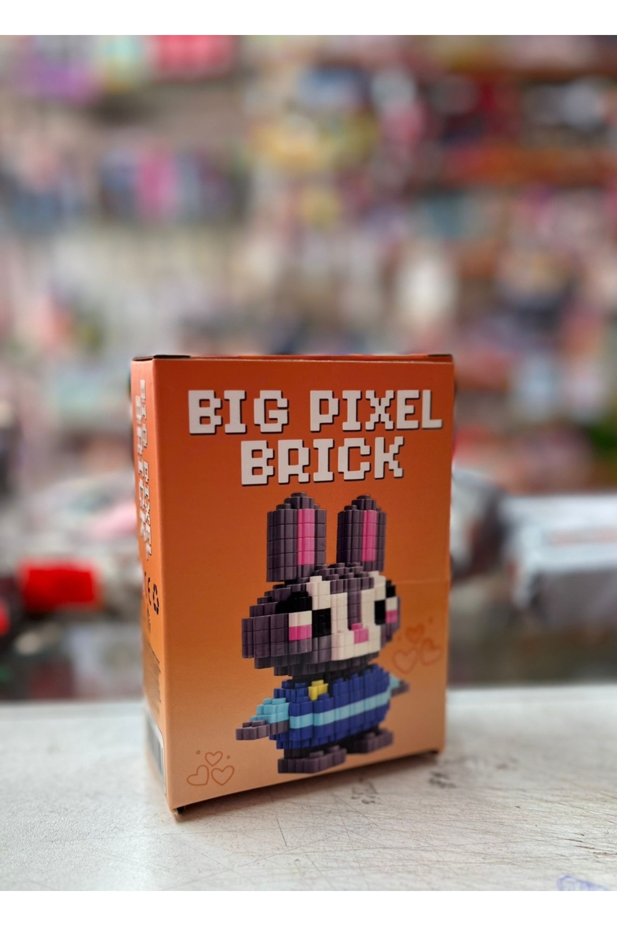 ydn Tavşan Tasarımlı Büyük Parçalı Blok Oyuncak Seti Big Pixel