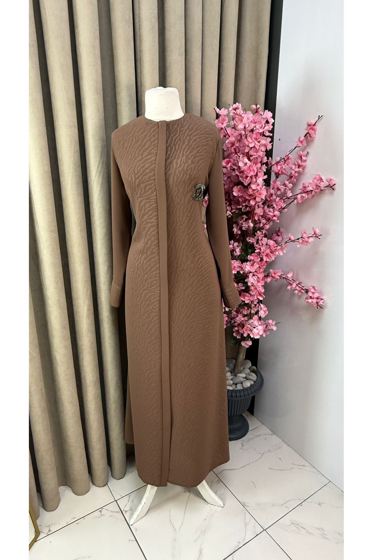 SAR MODA YENİ SEZON PREMİUM KALİTE PETEK KUMAŞ ŞIK TASARIM FERACE