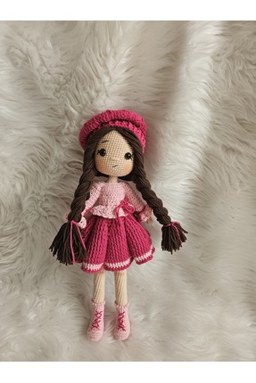 ToysWorld Amigurumi organik oyuncak bebek firuze
