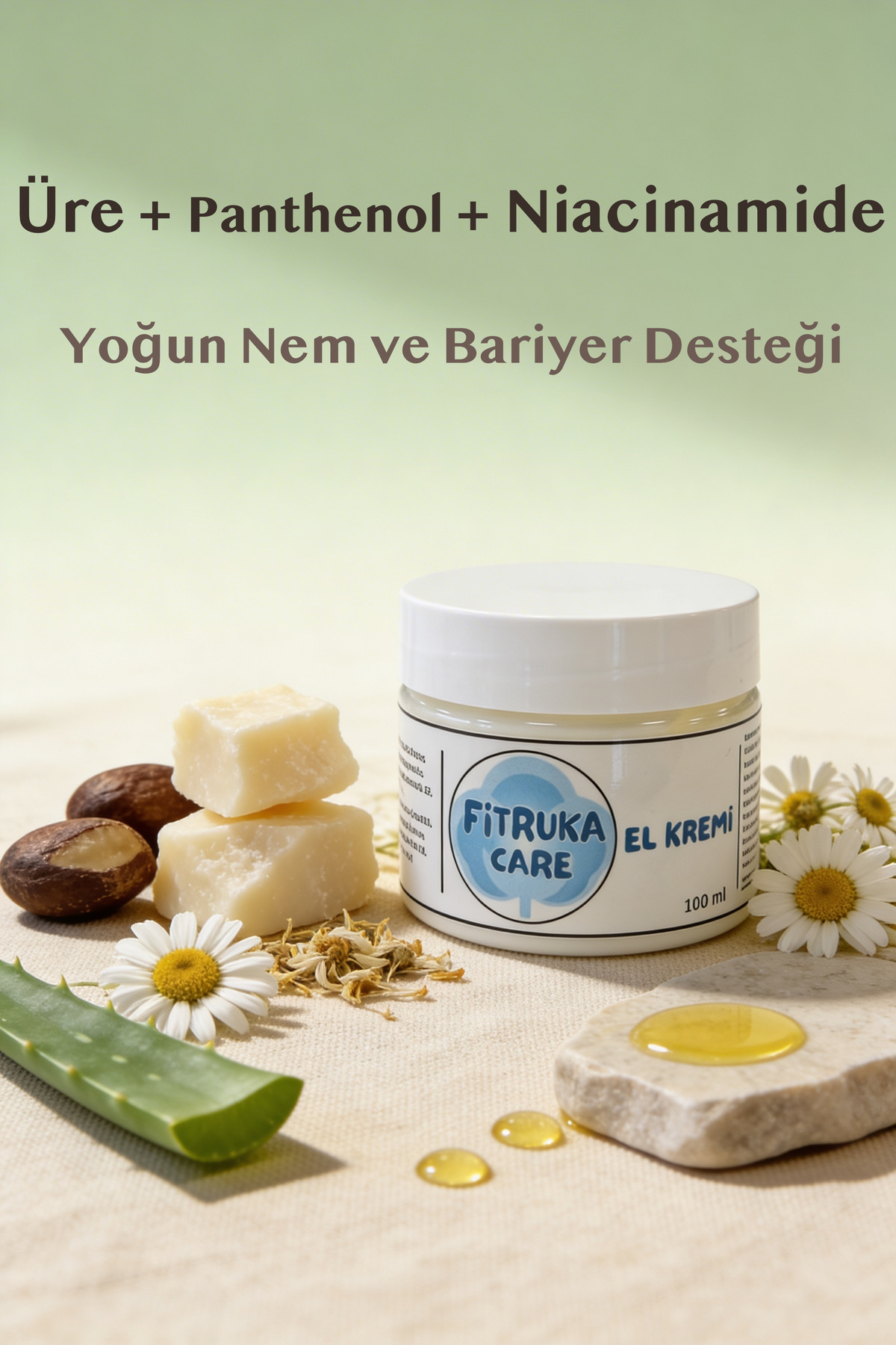 Onarıcı El Kremi 100 ml – Üre & Panthenol İçeren Yoğun Nem Bakımı — CARE-0053 — تصویر 4 از 7