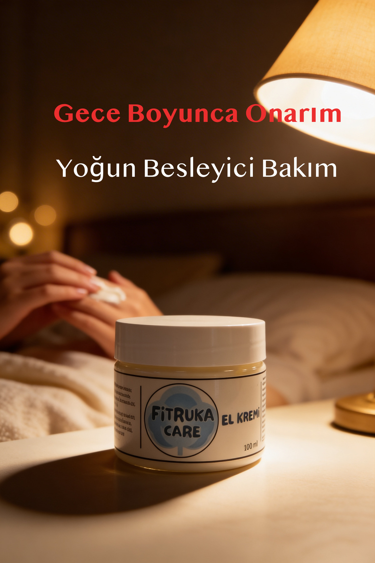 Onarıcı El Kremi 100 ml – Üre & Panthenol İçeren Yoğun Nem Bakımı — CARE-0053 — تصویر 5 از 7
