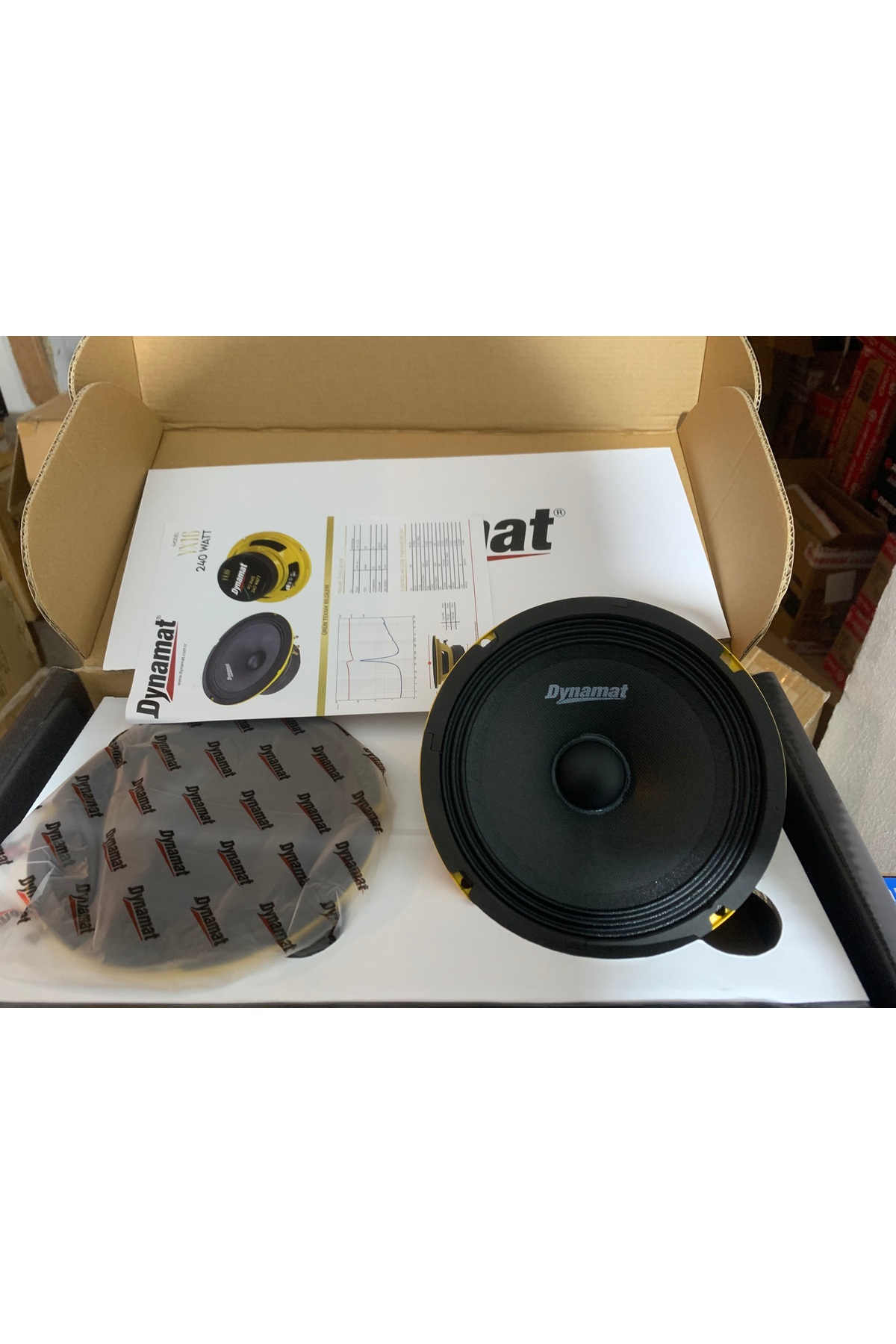 Dynamat Deniz Sound Garage 16 cm Midrange YX-16 240 Watt 90 Rms
