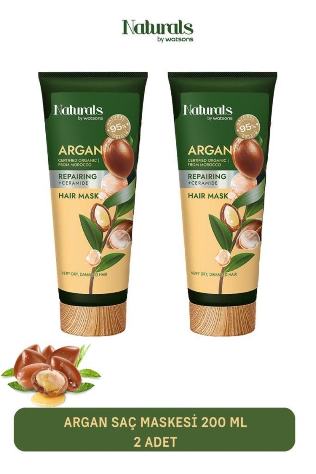 Naturals By Watsons Argan Saç Maskesi 200 ml 2 Adet — SETW1073