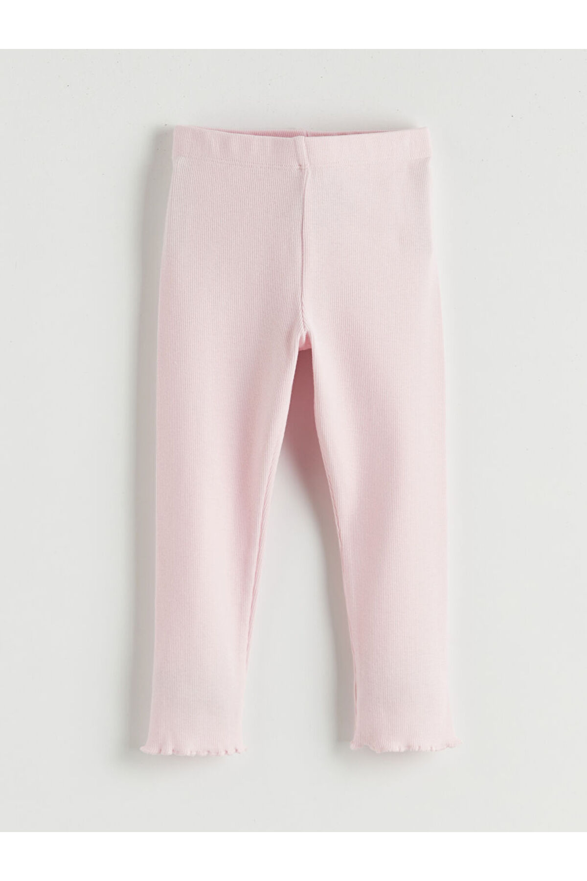 LC Waikiki Pembe Beli Lastikli Kız Çocuk Tayt 2'li fotoğrafı 5 (önizleme)