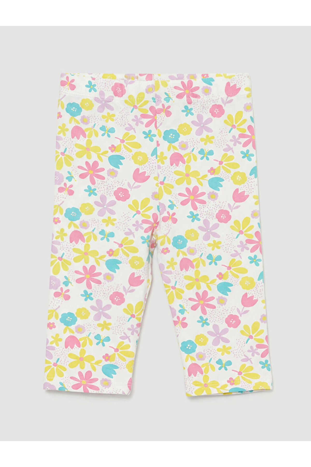 LC Waikiki Lila Baskılı Kız Çocuk Tayt 2'li fotoğrafı 4 (önizleme)