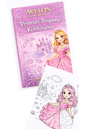 Avelon 10'lu Prenses Serisi Eğitici Tasarım Koleksoynu Mini Sanatçılar Serisi
