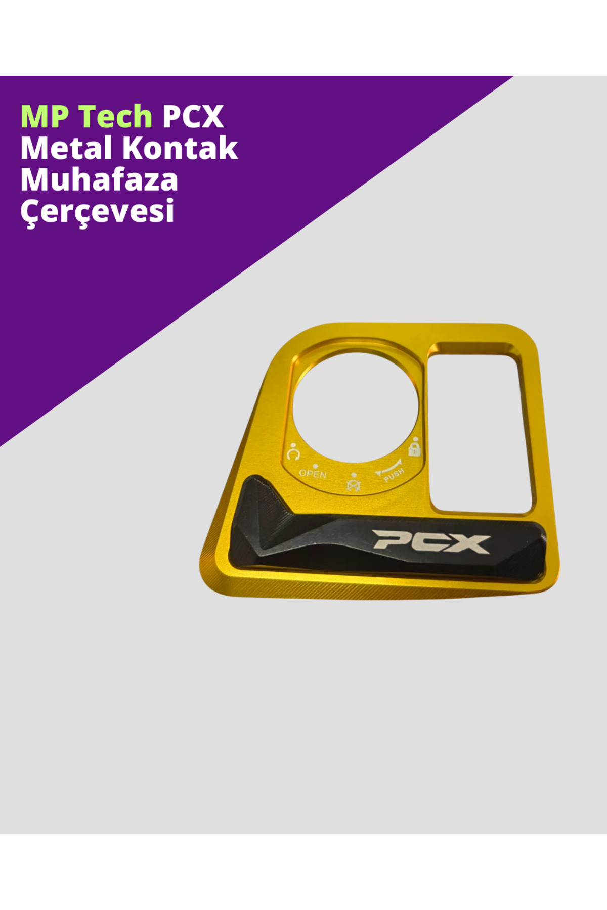 MP Tech PCX Metal Gold Kontak Muhafaza Çerçevesi - Fiyatı, Yorumları