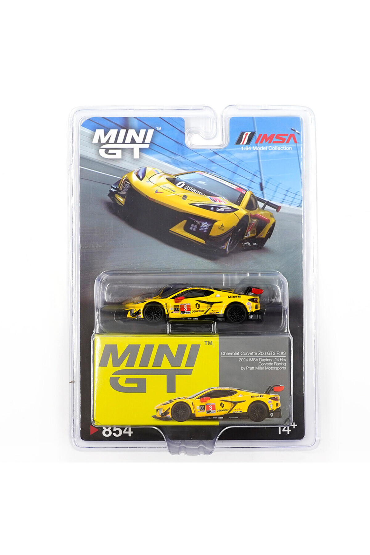 Mini GT 1/64 ミニカー 6台セット HOT WHEELS Mini GT Mini GT 1/64 Chevrolet Corvette Z06 GT3.R #3