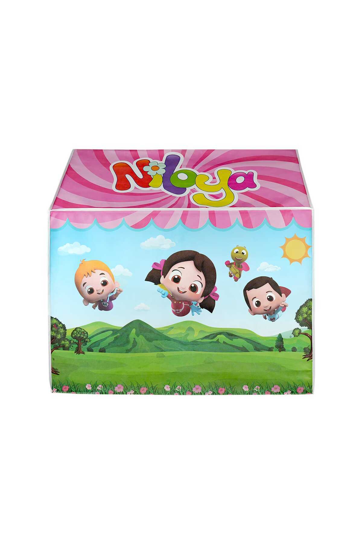 TOHA Niloya Oyun Çadırı 100x100x70 cm Portatif 3+ Yaş – Kolay Kurulum Çocuk Oyun Evi fotoğrafı 7 (önizleme)