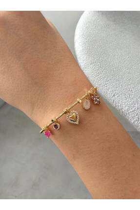 Elif Can Jewelry Tasarım Charmlı Love Bileklik