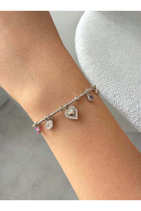 Elif Can Jewelry Tasarım Love Charmlı Bileklik