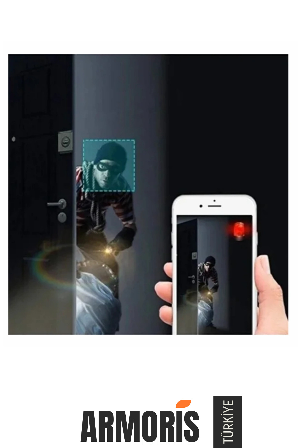 Armoris #WiFiGüvenlikKamerası Mini HD Gizlenebilir Uzaktan İzleme Ev Bebek Güvenlik Ofis Depo Akıllı fotoğrafı 4 (önizleme)