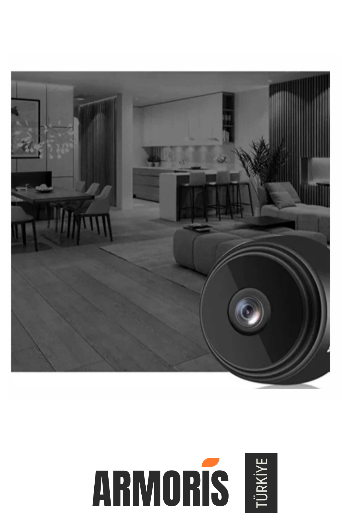 Armoris #WiFiGüvenlikKamerası Mini HD Gizlenebilir Uzaktan İzleme Ev Bebek Güvenlik Ofis Depo Akıllı fotoğrafı 5 (önizleme)